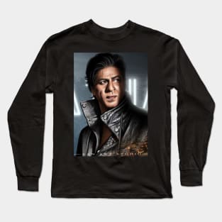 Shahrukh Khan art Long Sleeve T-Shirt